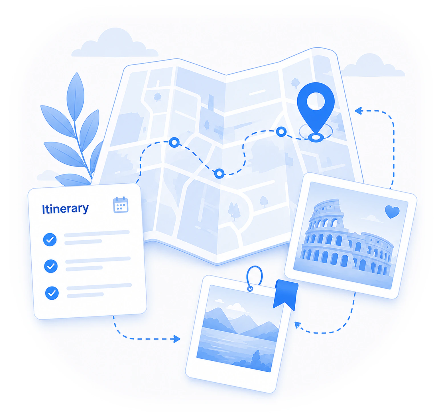Skyvist itinerary map
